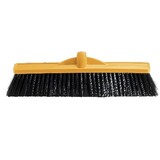 Industrial Extra Stiff Poly Broom Head Yellow 450mm 