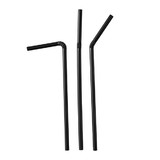 Straws Flexi Black Pack 500