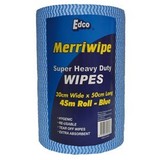 Merriwipe Blue HD Wipe 1 roll 45 metres