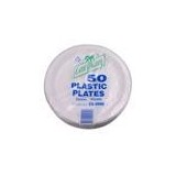 Plate Plastic 9inch - 230mm (Pack 50)