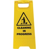 Sign 'Cleaning in Progress'