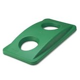 Lid Green for Slim Jim bin - Suits Bottles & Cans