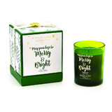 Merry & Bright 190g Candle Green