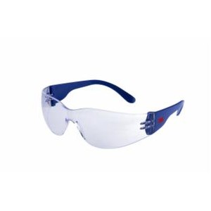Safety Glasses Blue Frame Clear Anti Fog - Anti Scratch Lens
