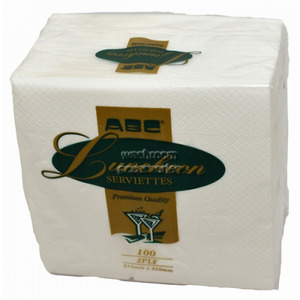 Luncheon Napkins White 2ply Carton