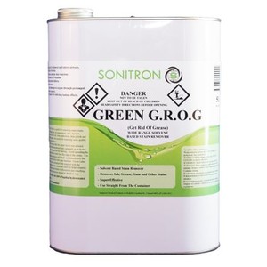 Green GROG 1L Solvent Based Carpet Spot and Stain Remover