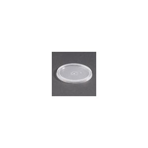 Container Lid Clear Round Sml