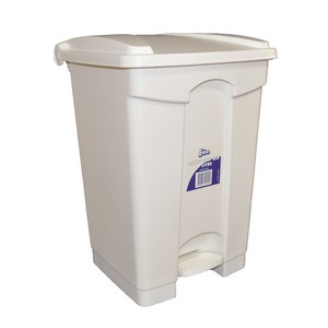 Handy Step Bin 68L White (with pedal)