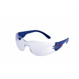 Safety Glasses Blue Frame Clear Anti Fog - Anti Scratch Lens