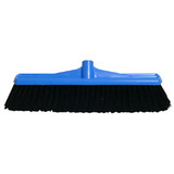 Industrial Extra Stiff Poly Broom Head Blue 450mm 