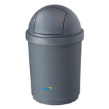 Domed Bin - Grey 28L