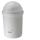 Domed Bin - White 28L