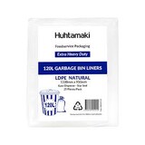 Bin Liners 120L Natural Extra Heavy Duty