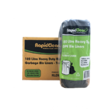 Rapid Clean Bin Liners 120L HD ROLL (Carton 100)