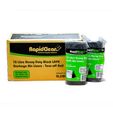 Bin Liners 73L HD Black ROLL (Carton 250)