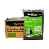 Bin Liners 82L HD LDPE Black (Carton 250)
