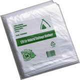 Bin Liners 120L HDPE Natural (Carton 200)