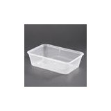 Container Rectangular Clear 650ml (Sleeve 50)