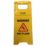 Wet Floor Sign Yellow - CleanX