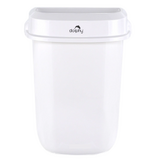 Plaza Rubbish Bins White - 32 Litre