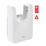 U-Flow Hand Dryer White Energy efficient Plug in technology Total Hygiene Drainage - no water splashes