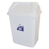 Swingtop Tidy Bin 30L White