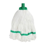 Microfibre Round Mop Green Looped 350g