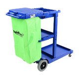 RapidClean Janitors Cart with Lid