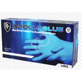 Apollo Nitrile PF BLUE  X-LARGE Box 100