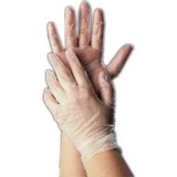 Glove Clear Vinyl Lightly Powdered Small Box (GV-0001)