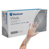 Gloves Vitals Stretch CLEAR TPE MEDIUM (Box 100)