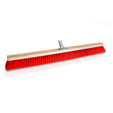 900mm Broom Head Tradesman Softsweep Red PVC