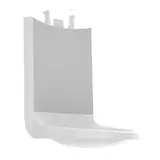 Dispenser Shield Wall & Floor Protector WHITE
