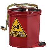 Wringer  Mop Bucket Heavy Duty Red - 15 Litre