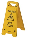 Sign Warning 'Wet Floor' Yellow