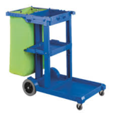 Janitors Cart Rapid Clean with bag