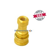 1/4F Brass Female Quick Coupling Features Double EPDM Seals