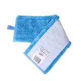 Micro FX Snow BLUE Flat Mop Pad - Each
