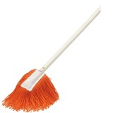 Hand Dust Mop Orange with 900mm Handle