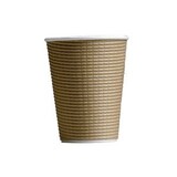 Coffee Cup 4oz Triple Brown (Sleeve 25)