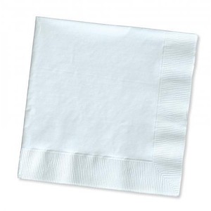 White Dinner Napkin 400 x 400mm - Carton
