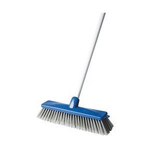 Jumbo Indoor Broom 450mm Blue with Handle