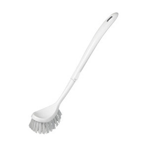 Toilet Brush Poly Fill White