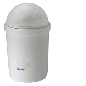 Domed Bin - White 28L