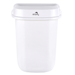 Plaza Rubbish Bins White - 32 Litre