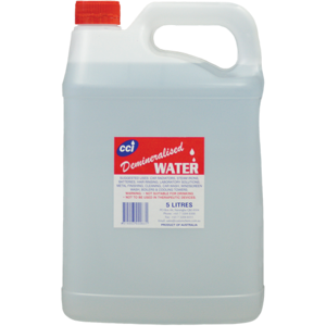 Demineralised Water 5L (De-ionised Water)