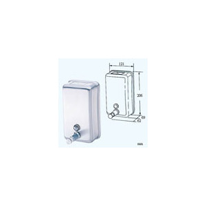 Dispenser Soap Stainless Steel 1.2L Vertical