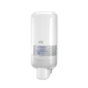 Tork Soap and Sanitizer Dispenser White