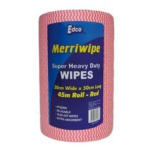 Merriwipe RED HD Wipe 1 roll 45 metres