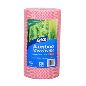 Bamboo Merriwipe RED Roll